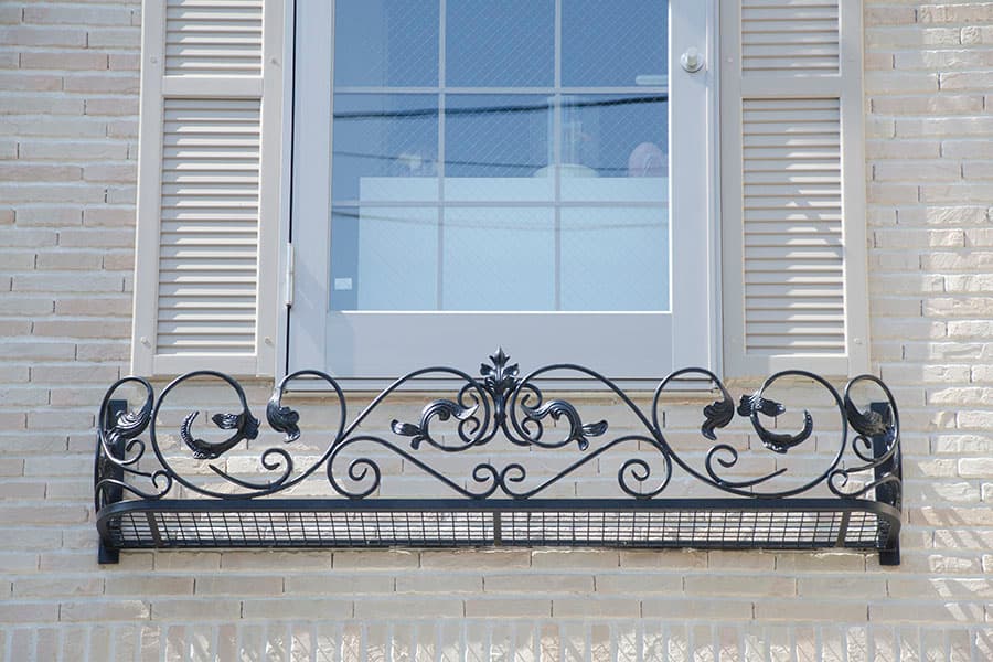 Soporte de jardineras para fachada