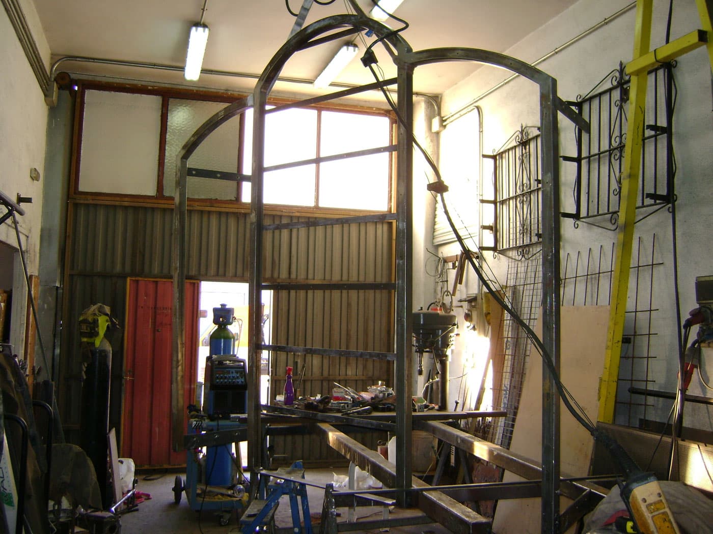 Estructura para la capilla de la iglesia Corpus Christi